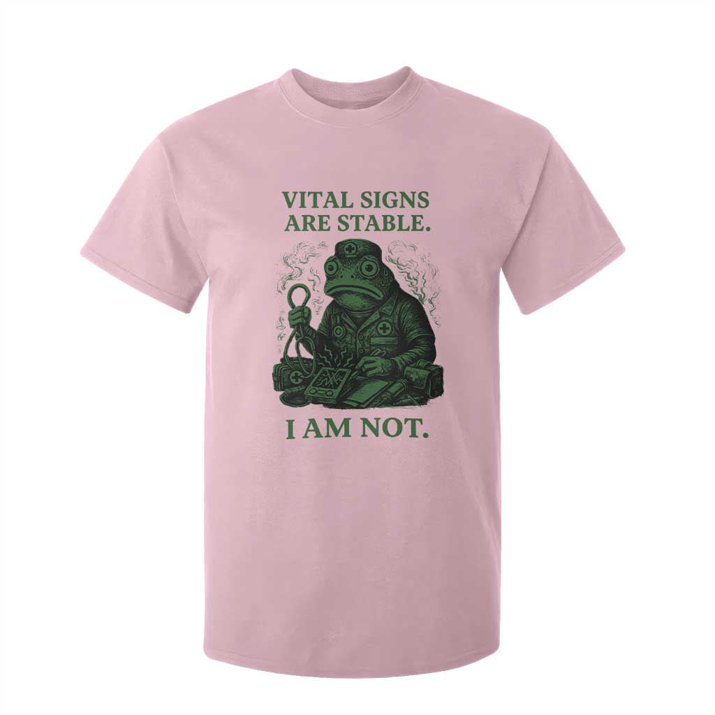 Frog Medic T Shirt For Kid Funny Animal EMT Emergency Health Workers TS10 Light Pink Print Your Wear