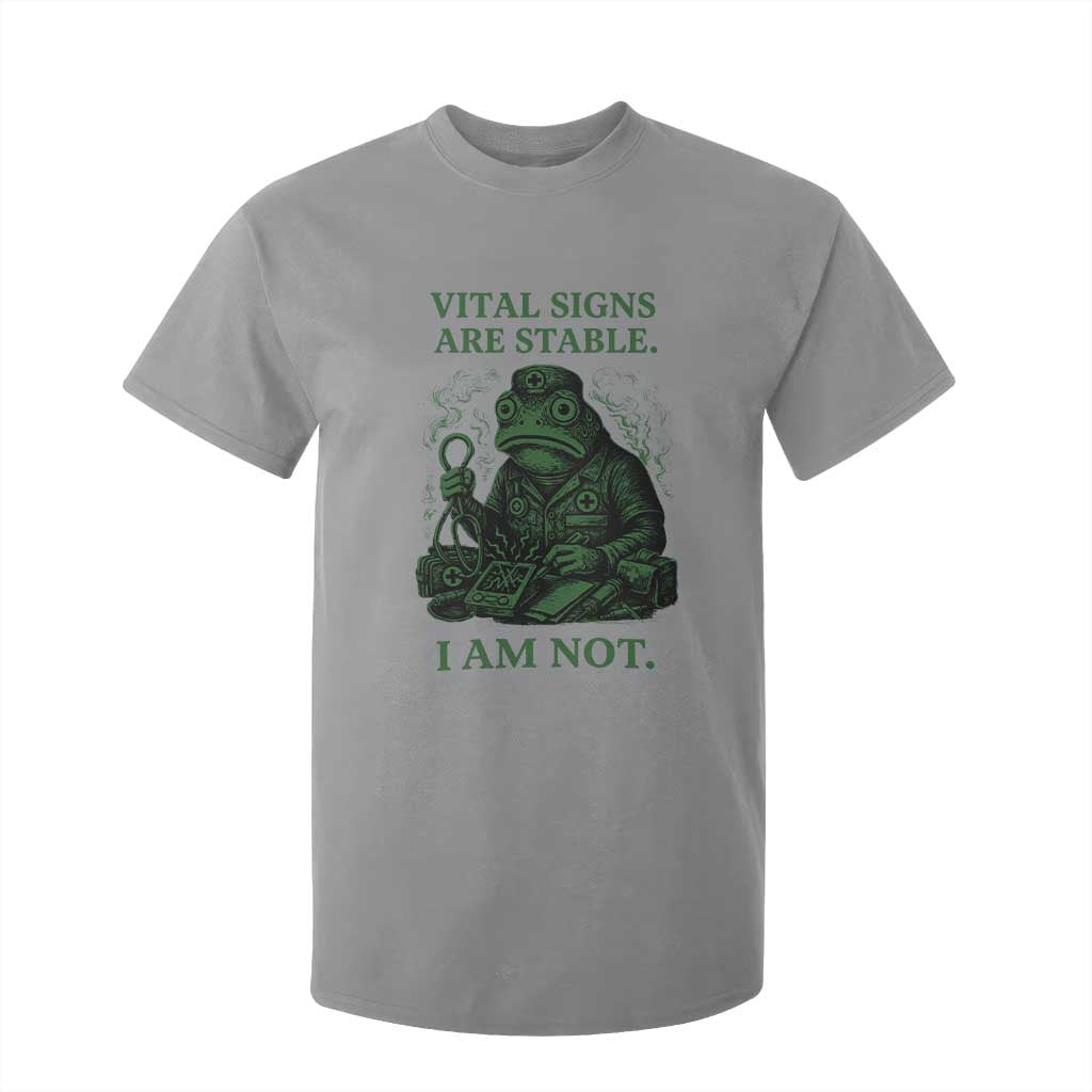 Frog Medic T Shirt For Kid Funny Animal EMT Emergency Health Workers TS10 Sport Gray Print Your Wear