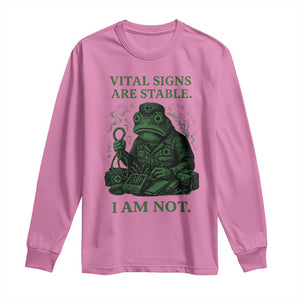Frog Medic Long Sleeve Shirt Funny Animal EMT Emergency Health Workers TS10 Azalea Print Your Wear
