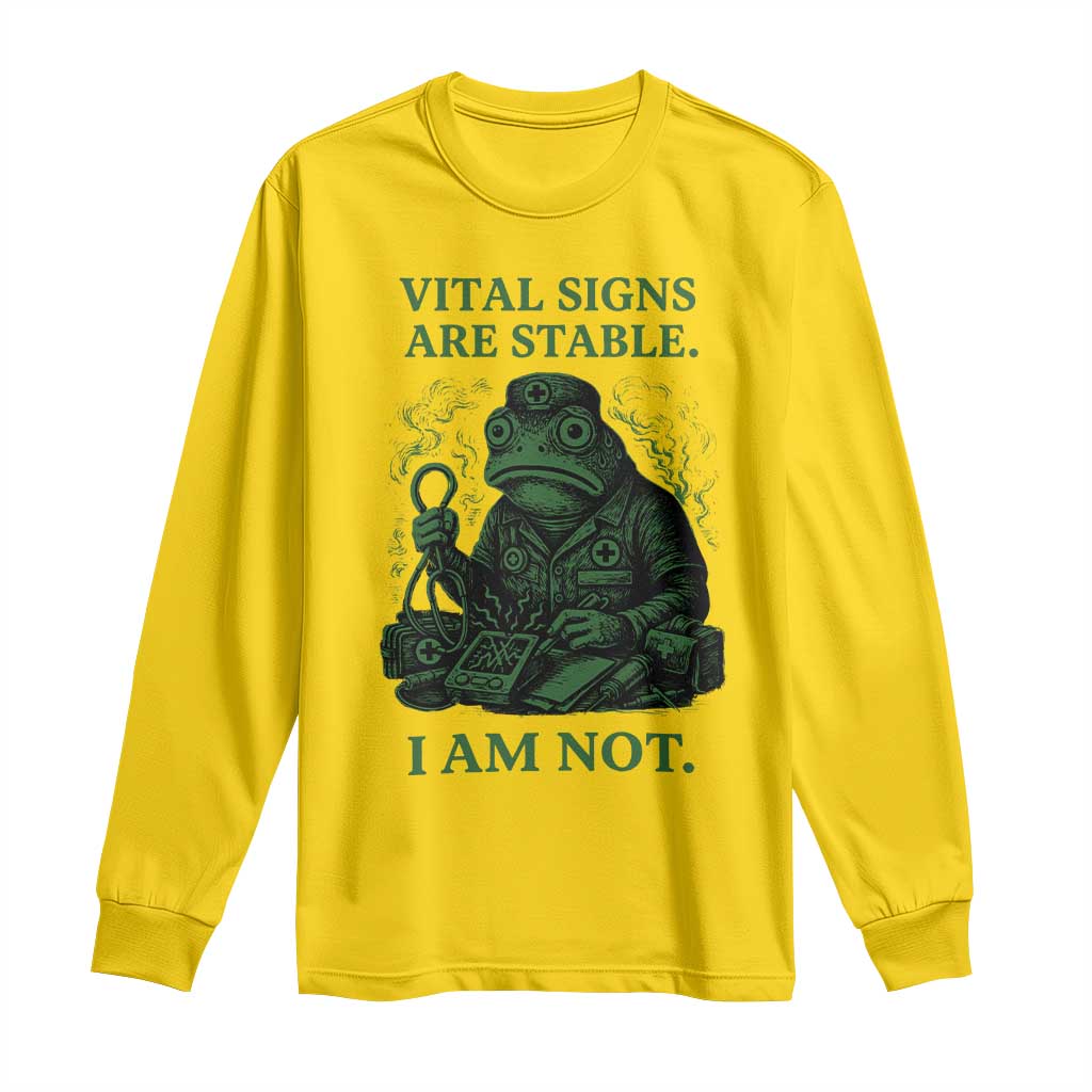 Frog Medic Long Sleeve Shirt Funny Animal EMT Emergency Health Workers TS10 Daisy Print Your Wear