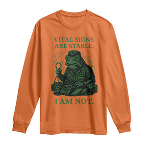 Frog Medic Long Sleeve Shirt Funny Animal EMT Emergency Health Workers TS10 Orange Print Your Wear