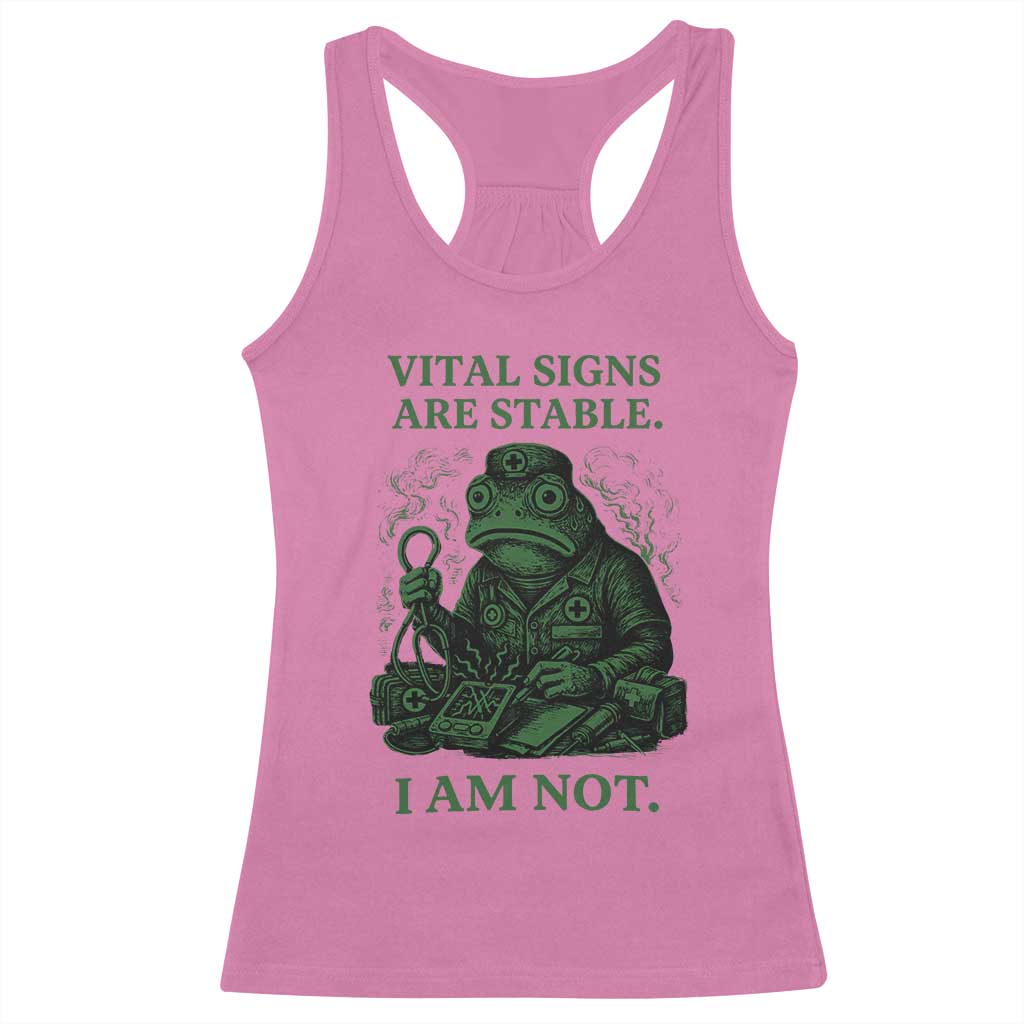 Frog Medic Racerback Tank Top Funny Animal EMT Emergency Health Workers TS10 Azalea Print Your Wear