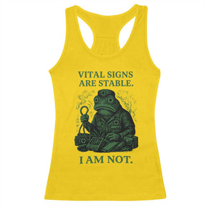 Frog Medic Racerback Tank Top Funny Animal EMT Emergency Health Workers TS10 Daisy Print Your Wear