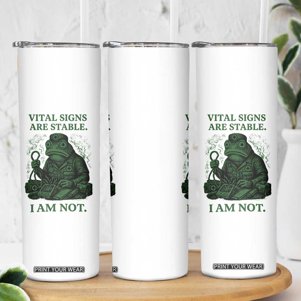 Frog Medic Skinny Tumbler Funny Animal EMT Emergency Health Workers TS10 Print Your Wear