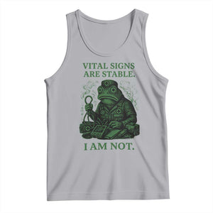 Frog Medic Tank Top Funny Animal EMT Emergency Health Workers TS10 Athletic Heather Print Your Wear