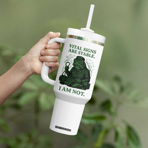 Frog Medic Tumbler With Handle Funny Animal EMT Emergency Health Workers TS10 Print Your Wear