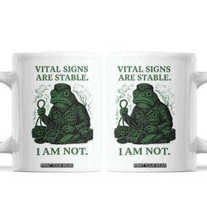 Frog Medic Coffee Mug Funny Animal EMT Emergency Health Workers TS10 White Print Your Wear