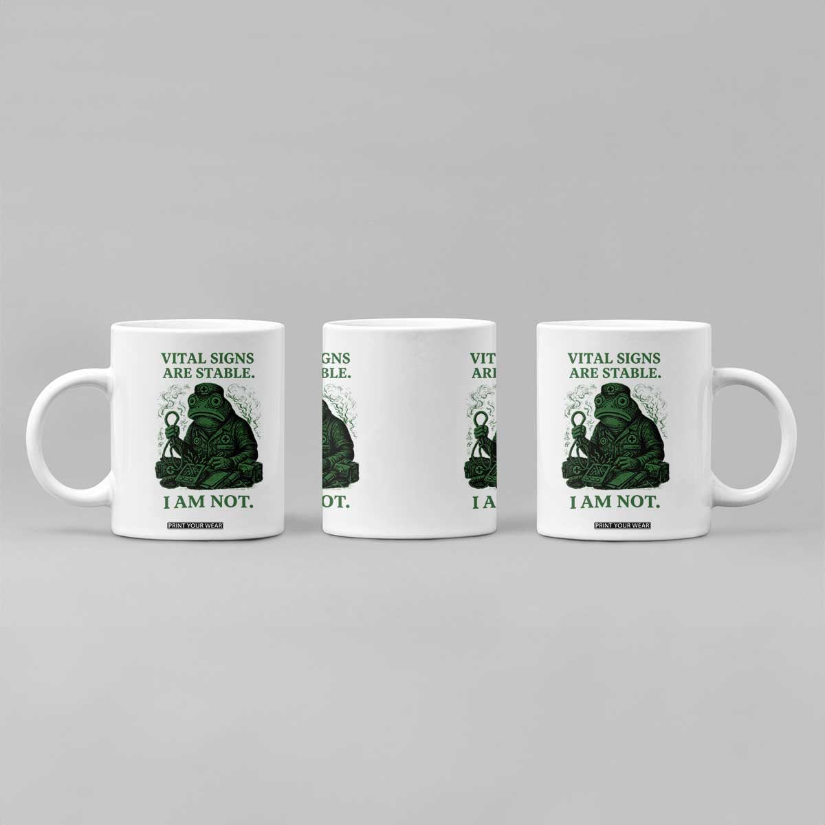 Frog Medic Coffee Mug Funny Animal EMT Emergency Health Workers TS10 Print Your Wear