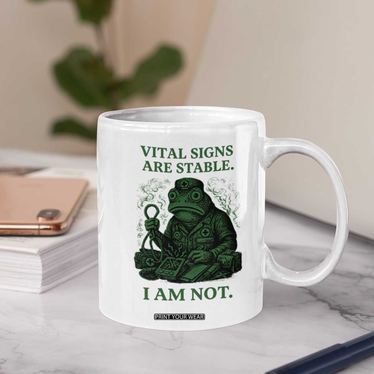 Frog Medic Coffee Mug Funny Animal EMT Emergency Health Workers TS10 Print Your Wear