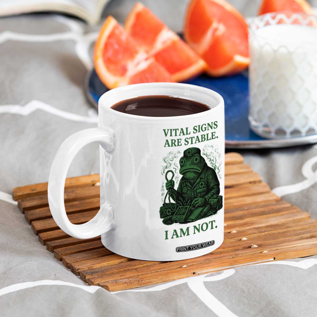 Frog Medic Coffee Mug Funny Animal EMT Emergency Health Workers TS10 Print Your Wear