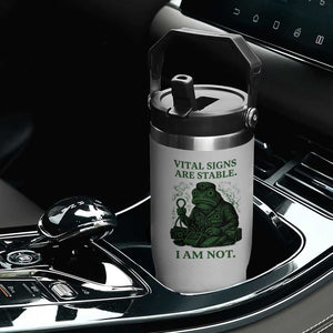 Frog Medic Flip Straw Tumbler Funny Animal EMT Emergency Health Workers TS10 Print Your Wear