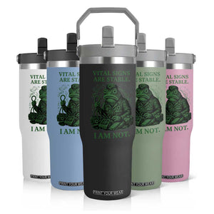 Frog Medic Flip Straw Tumbler Funny Animal EMT Emergency Health Workers TS10 Print Your Wear