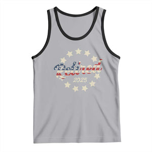 Retired 2025 Tank Top Retirement Gifts American Flag TS10 Athletic Heather Black Print Your Wear