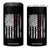 Retired 2025 4 in 1 Can Cooler Tumbler Vintage Old American Flag TS10 One Size: 16 oz Black Print Your Wear