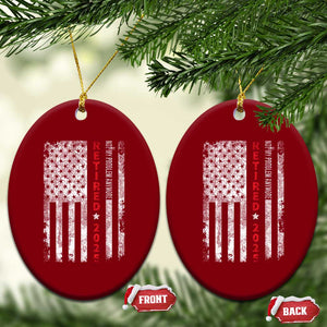 Retired 2025 Ceramic Ornament Vintage Old American Flag TS10 Print Your Wear
