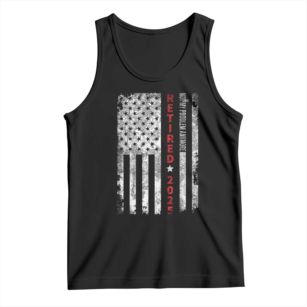 Retired 2025 Tank Top Vintage Old American Flag TS10 Black Print Your Wear