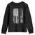 Retired 2025 Youth Sweatshirt Vintage Old American Flag TS10 Black Print Your Wear
