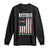 Funny Retired 2025 Long Sleeve Shirt Under New Management See Wife for Details American Flag TS10 Black Print Your Wear