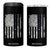 Retired 2025 4 in 1 Can Cooler Tumbler Not My Problem Anymore Vintage American Flag TS10 One Size: 16 oz Black Print Your Wear