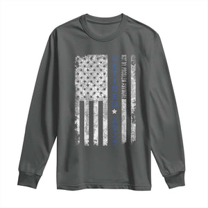 Retired 2025 Long Sleeve Shirt Not My Problem Anymore Vintage American Flag TS10 Dark Heather Print Your Wear