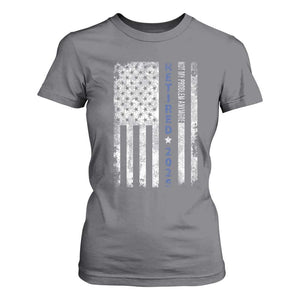 Retired 2025 T Shirt For Women Not My Problem Anymore Vintage American Flag TS10 Charcoal Print Your Wear