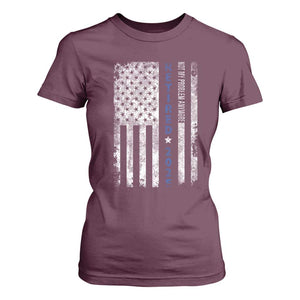 Retired 2025 T Shirt For Women Not My Problem Anymore Vintage American Flag TS10 Maroon Print Your Wear