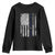 Retired 2025 Youth Sweatshirt Not My Problem Anymore Vintage American Flag TS10 Black Print Your Wear