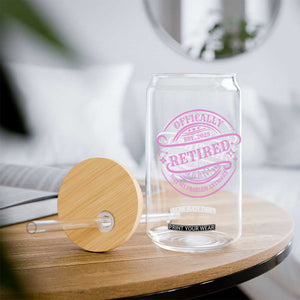 Retired Est 2025 Glass Can Not My Problem Anymore Vintage Pink Retirement Gifts TS10 Print Your Wear