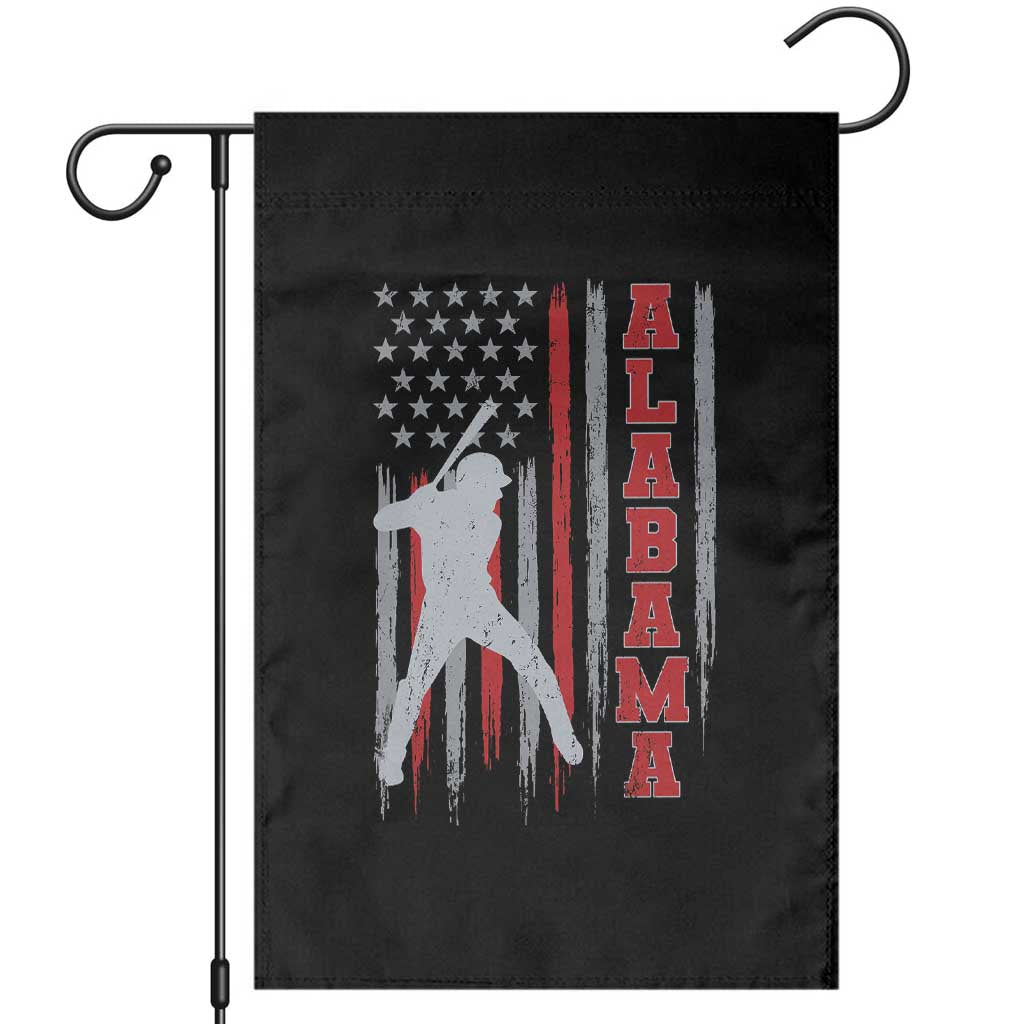 Alabama Fan Garden Flag Vintage Bama Baseball Lovers American Flag AL State TS10 Black Print Your Wear