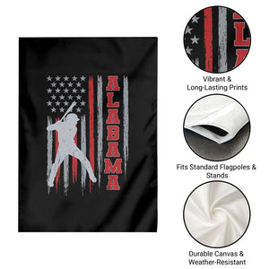 Alabama Fan Garden Flag Vintage Bama Baseball Lovers American Flag AL State TS10 Print Your Wear
