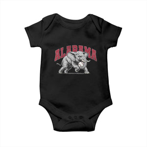 Alabama Fan Baby Onesie Baseball Bama Mascot Game Day TS10 Black Print Your Wear