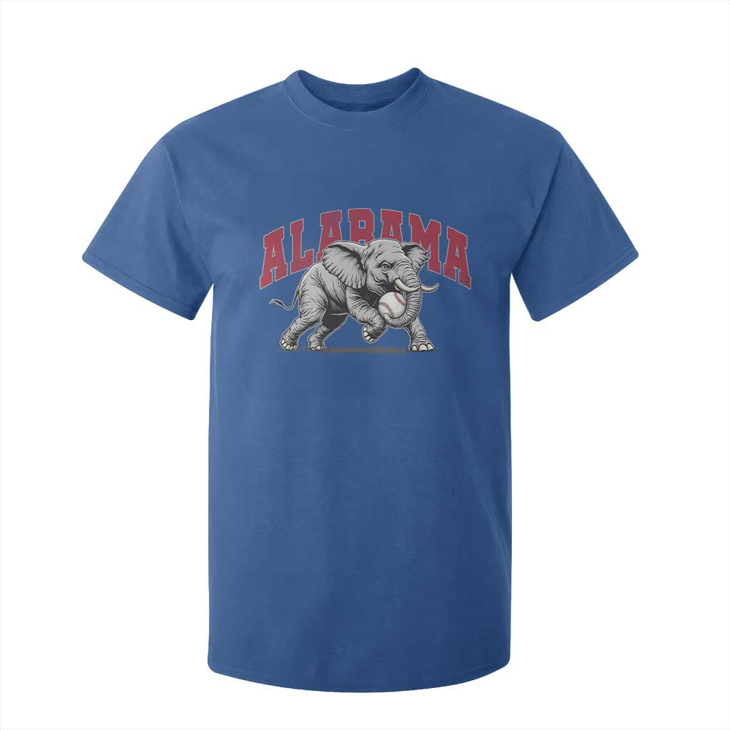 Alabama Fan T Shirt For Kid Baseball Bama Mascot Game Day TS10 Royal Blue Print Your Wear