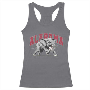 Alabama Fan Racerback Tank Top Baseball Bama Mascot Game Day TS10 Charcoal Print Your Wear