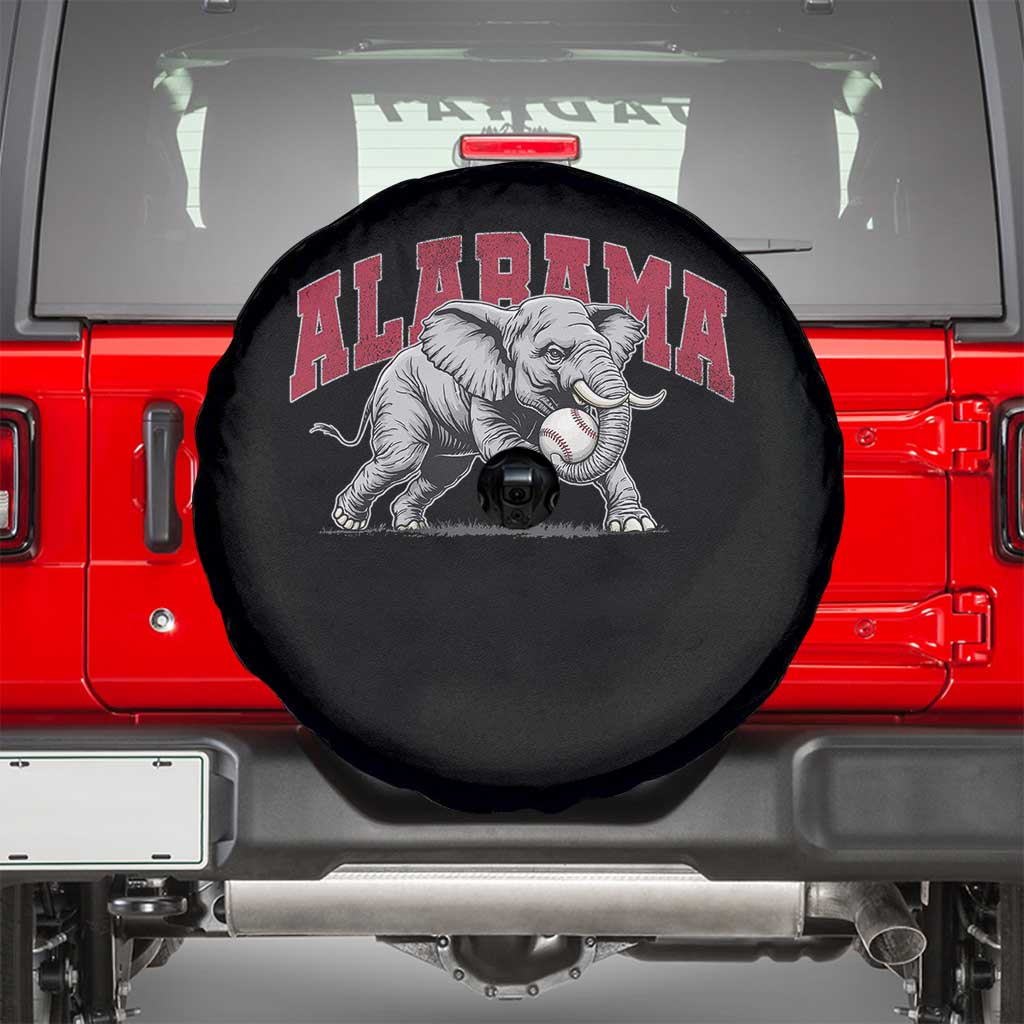 Alabama Fan Spare Tire Cover Baseball Bama Mascot Game Day TS10 Black Print Your Wear