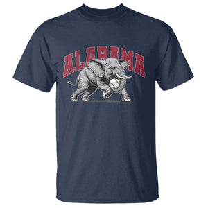 Alabama Fan T Shirt Baseball Bama Mascot Game Day TS10 Navy Print Your Wear