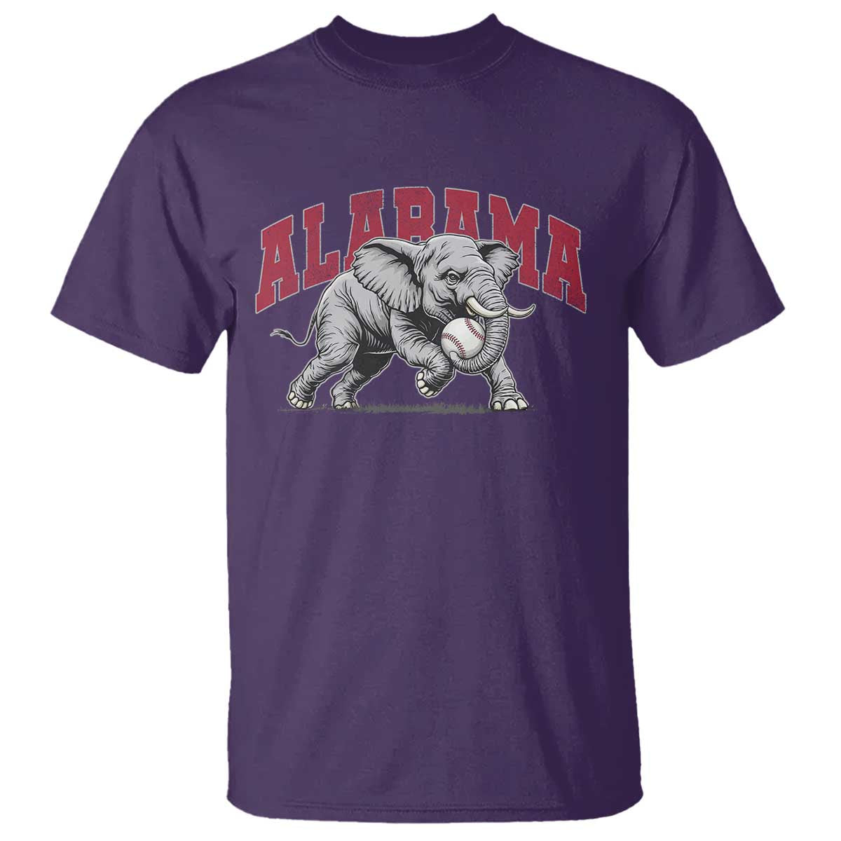 Alabama Fan T Shirt Baseball Bama Mascot Game Day TS10 Purple Print Your Wear