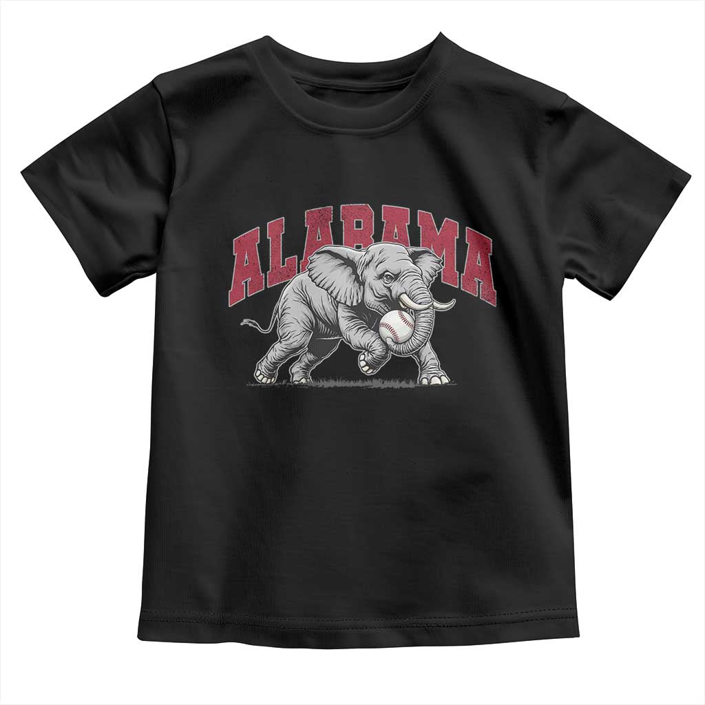 Alabama Fan Toddler T Shirt Baseball Bama Mascot Game Day TS10 Black Print Your Wear