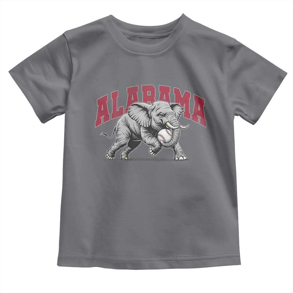 Alabama Fan Toddler T Shirt Baseball Bama Mascot Game Day TS10 Charcoal Print Your Wear