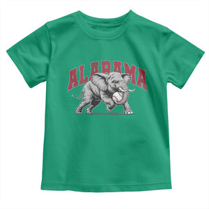 Alabama Fan Toddler T Shirt Baseball Bama Mascot Game Day TS10 Irish Green Print Your Wear