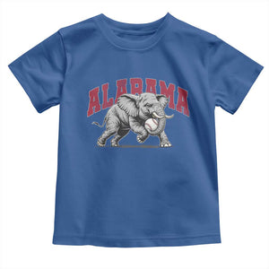 Alabama Fan Toddler T Shirt Baseball Bama Mascot Game Day TS10 Royal Blue Print Your Wear