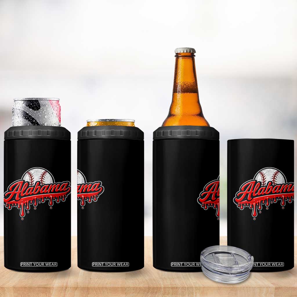 Alabama Baseball 4 in 1 Can Cooler Tumbler Bama Sports Team Game Day TS10 Print Your Wear