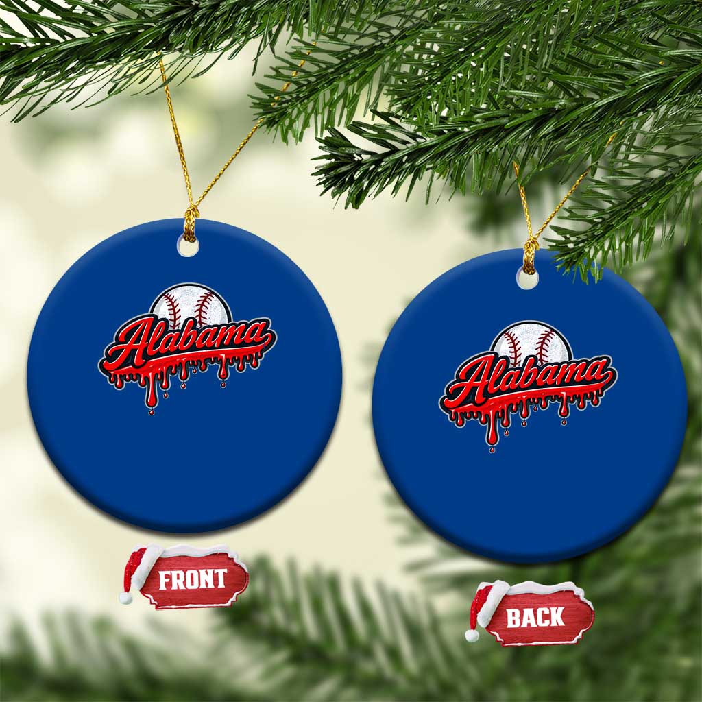 Alabama Baseball Ceramic Ornament Bama Sports Team Game Day TS10 1pc Blue Print Your Wear