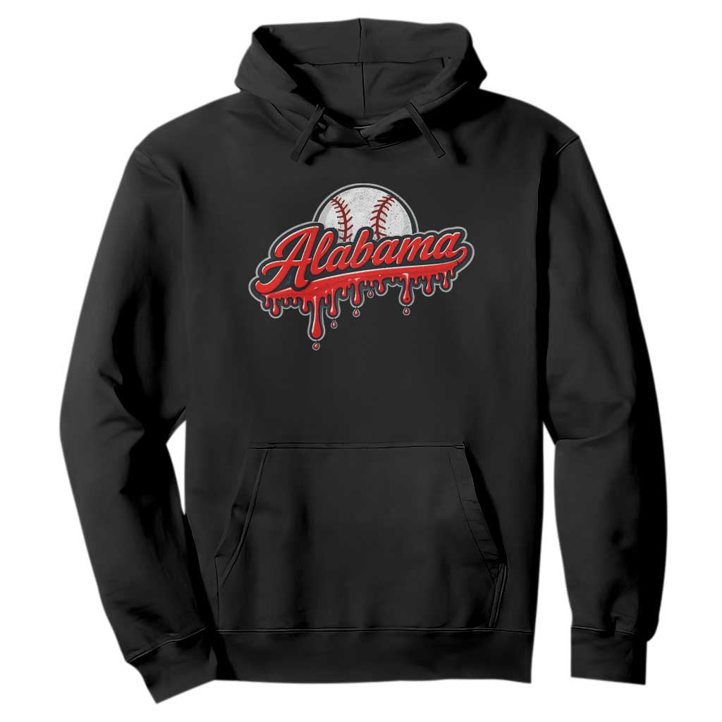 Alabama Baseball Hoodie Bama Sports Team Game Day TS10 Black Print Your Wear