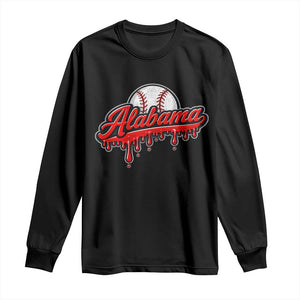 Alabama Baseball Long Sleeve Shirt Bama Sports Team Game Day TS10 Black Print Your Wear
