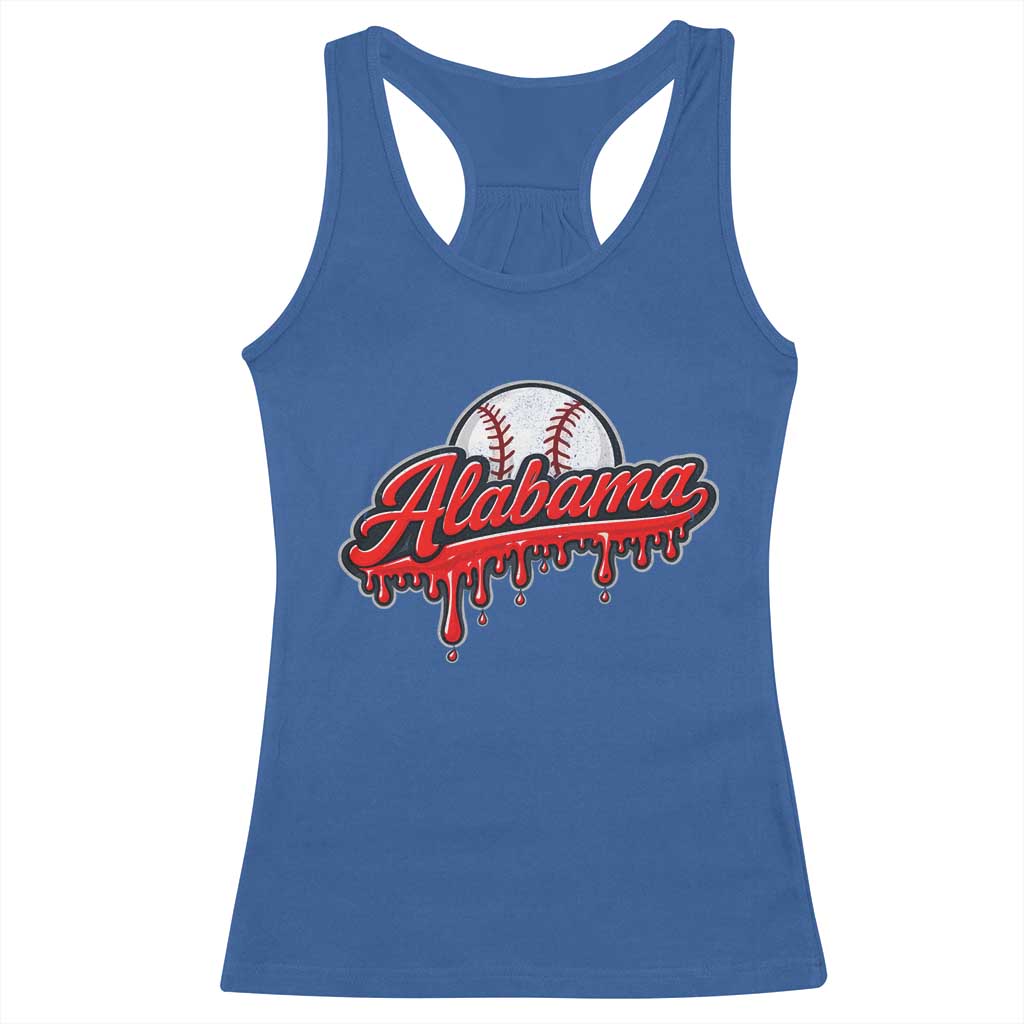 Alabama Baseball Racerback Tank Top Bama Sports Team Game Day TS10 Royal Blue Print Your Wear