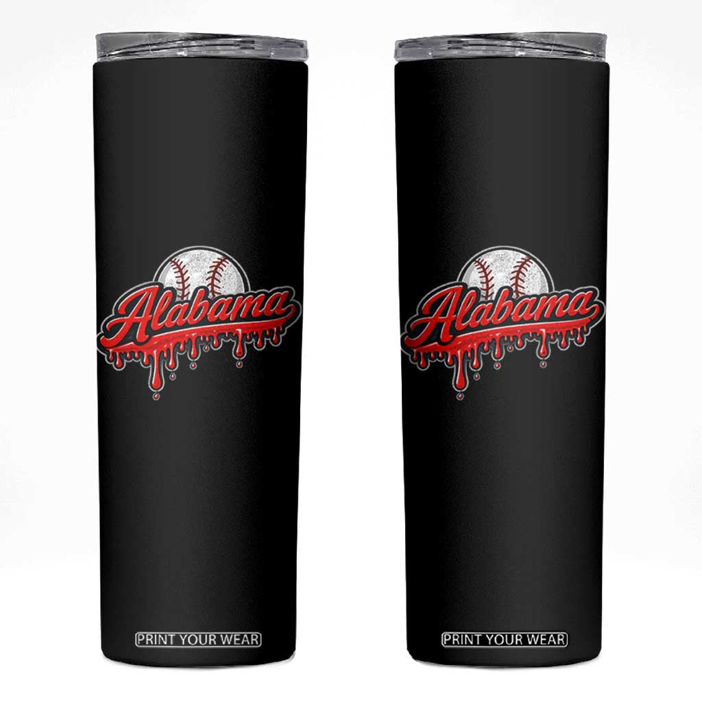 Alabama Baseball Skinny Tumbler Bama Sports Team Game Day TS10 Black Print Your Wear