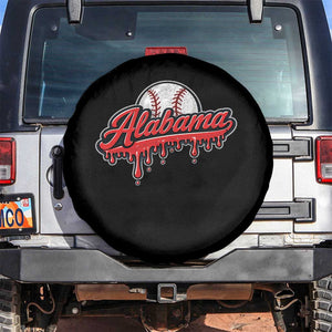 Alabama Baseball Spare Tire Cover Bama Sports Team Game Day TS10 No hole Black Print Your Wear