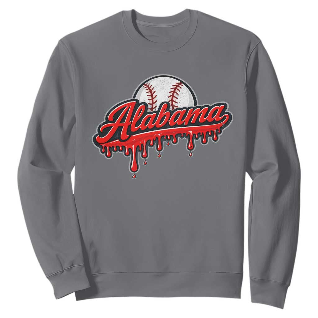 Alabama Baseball Sweatshirt Bama Sports Team Game Day TS10 Charcoal Print Your Wear