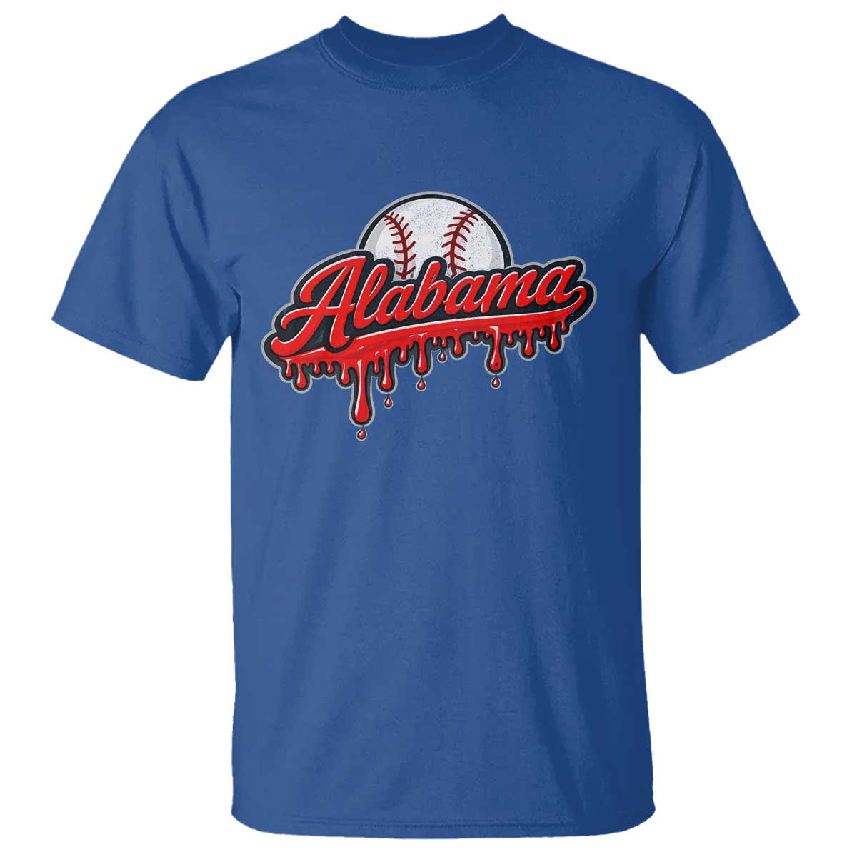 Alabama Baseball T Shirt Bama Sports Team Game Day TS10 Royal Blue Print Your Wear