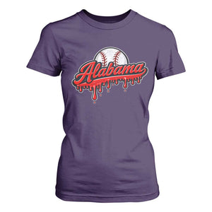 Alabama Baseball T Shirt For Women Bama Sports Team Game Day TS10 Purple Print Your Wear